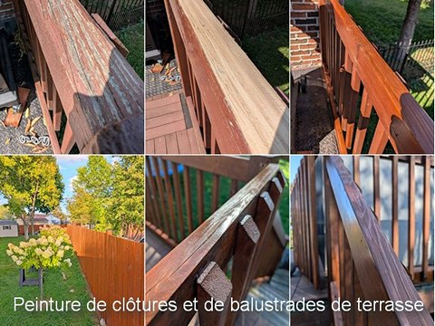 peinture de clôtures
