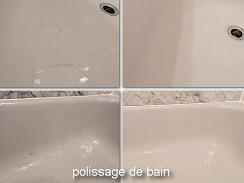 Polissage baignoires et plaques vitre